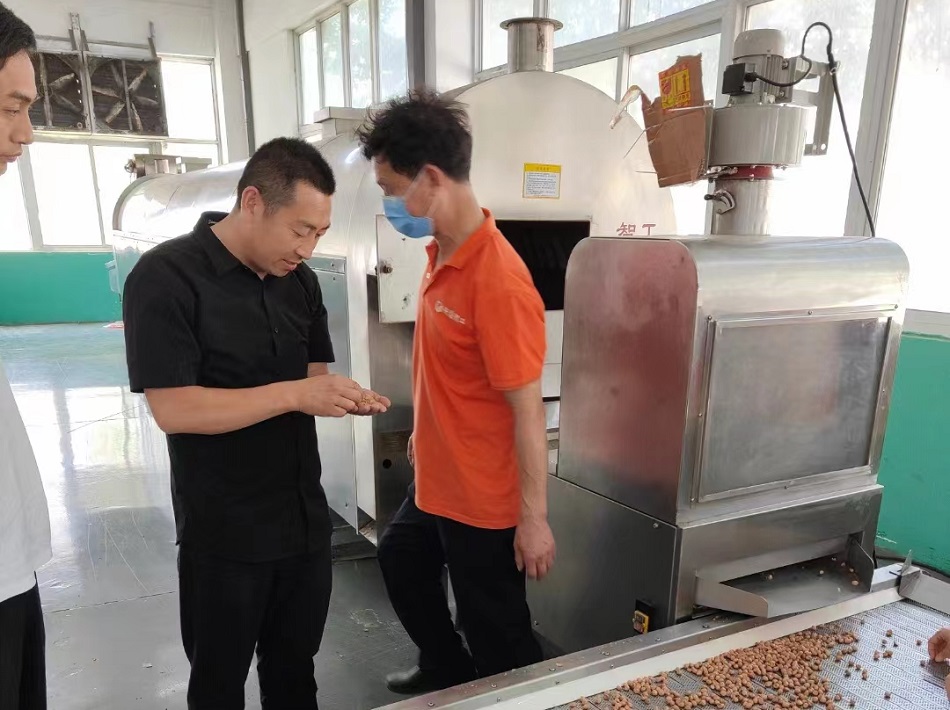 許昌智工流水線電磁炒貨機